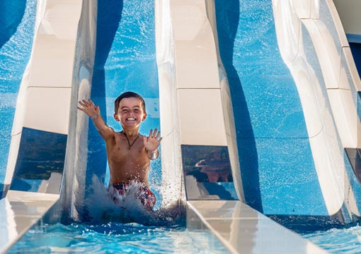 toboggan au camping le conguel