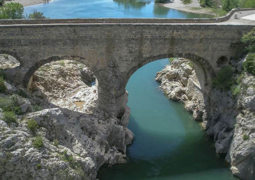 Les gorges de l'hérault