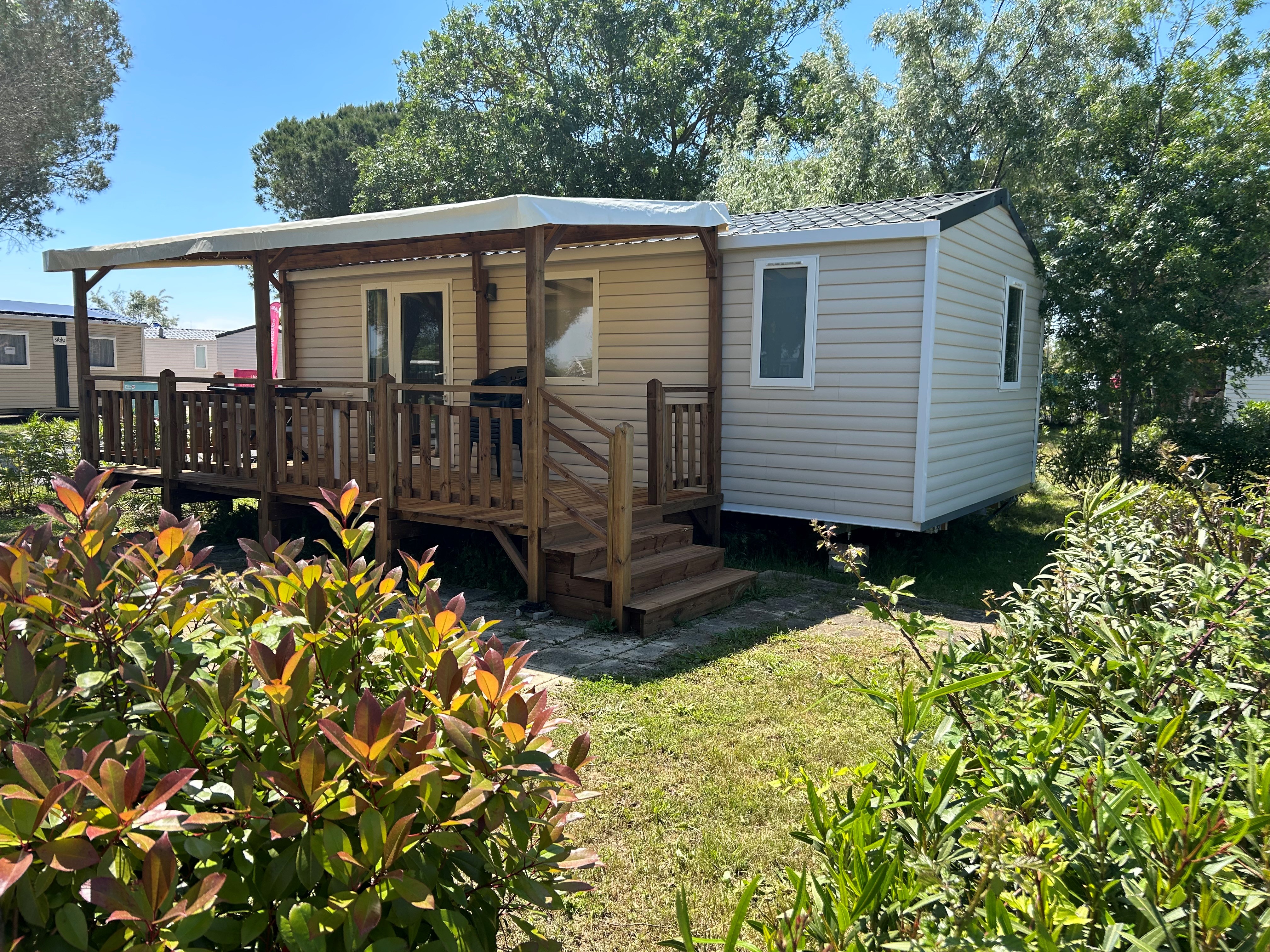 Mobilhome IRM Eleganzia 2024 sur emplacement