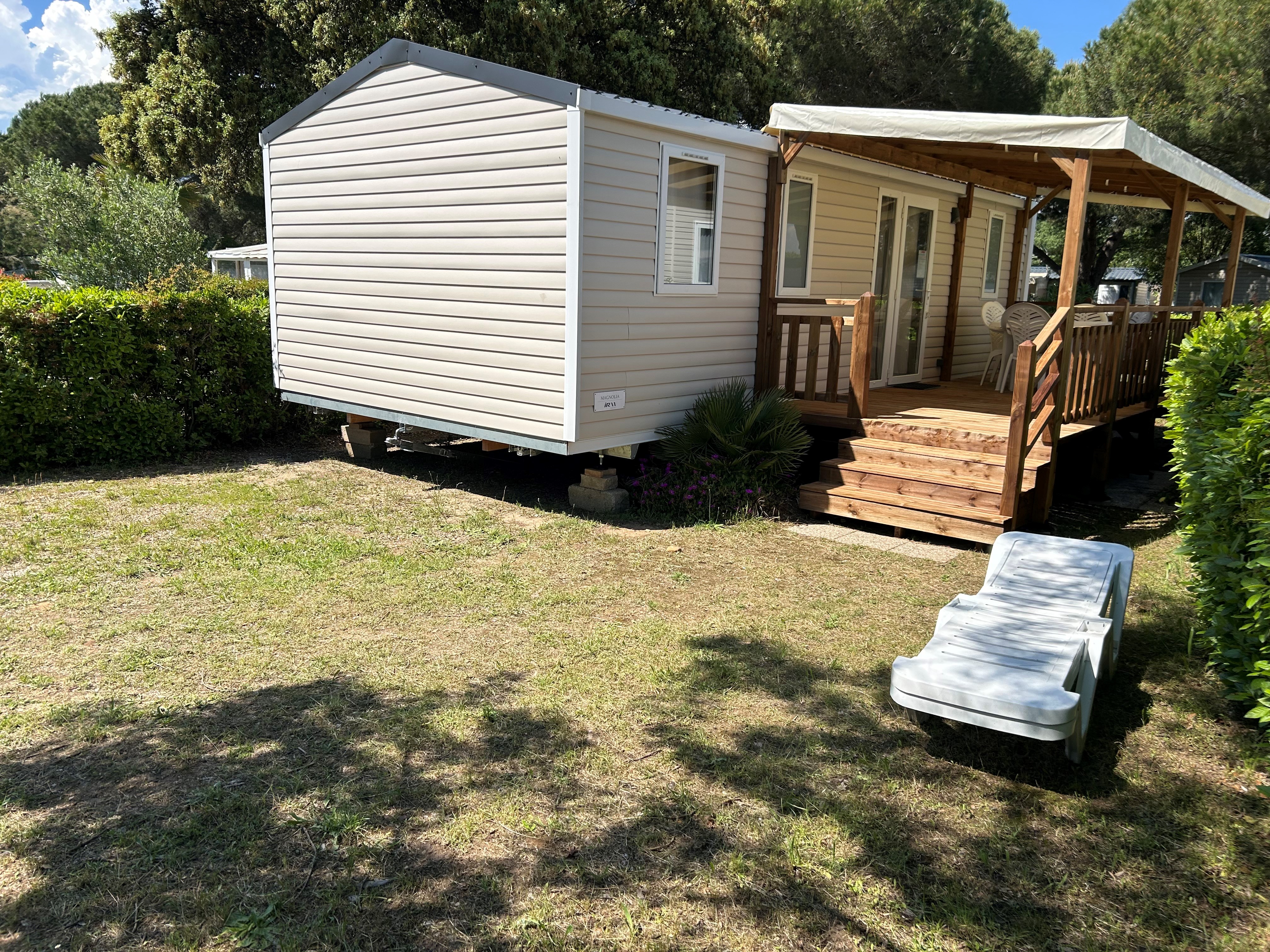A saisir Mobilhome 3 chambres comme neuf sur emplacement