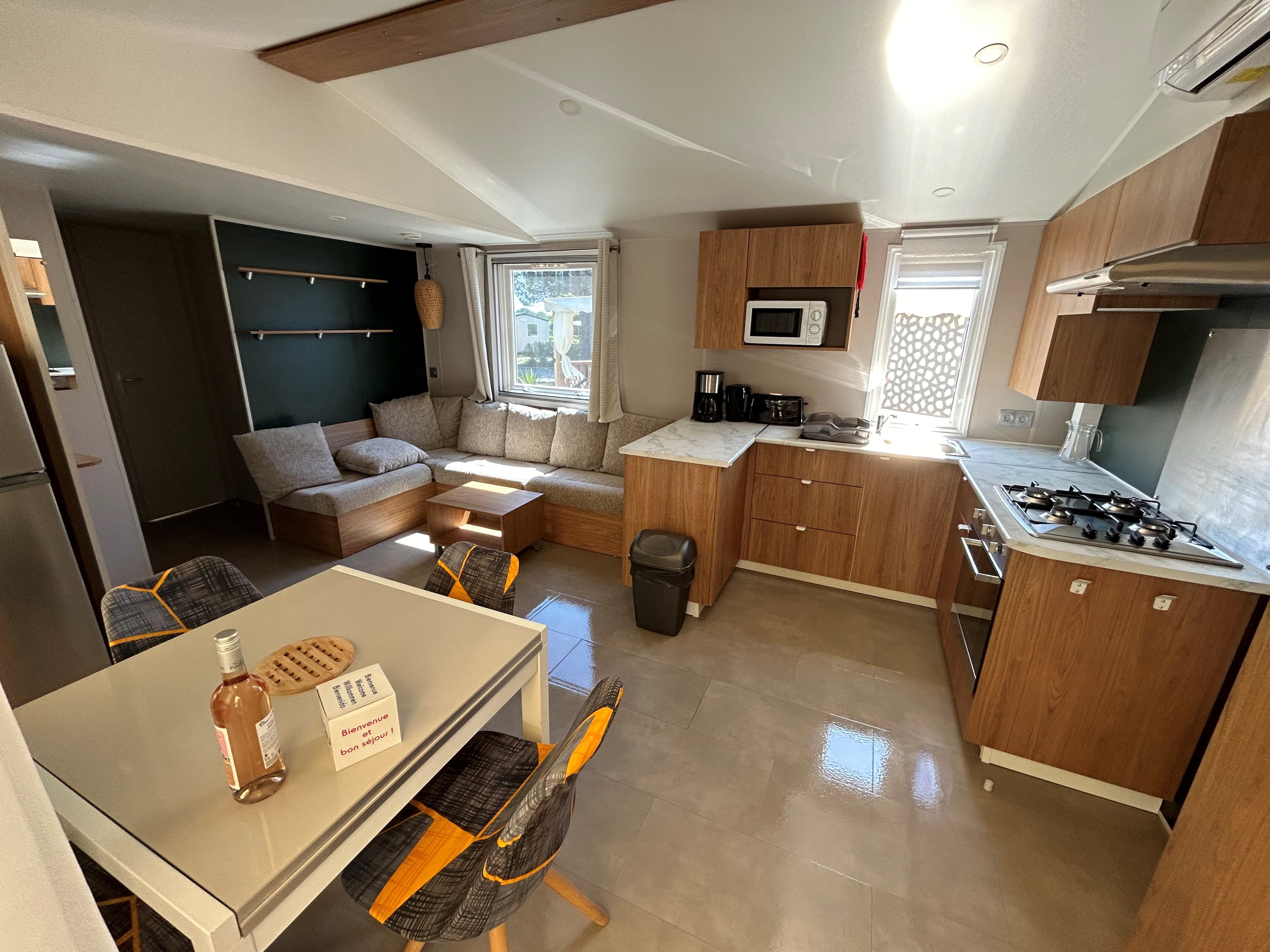 Mobilhome d'occasion 40 m2 3 chambres 2 salles de bain