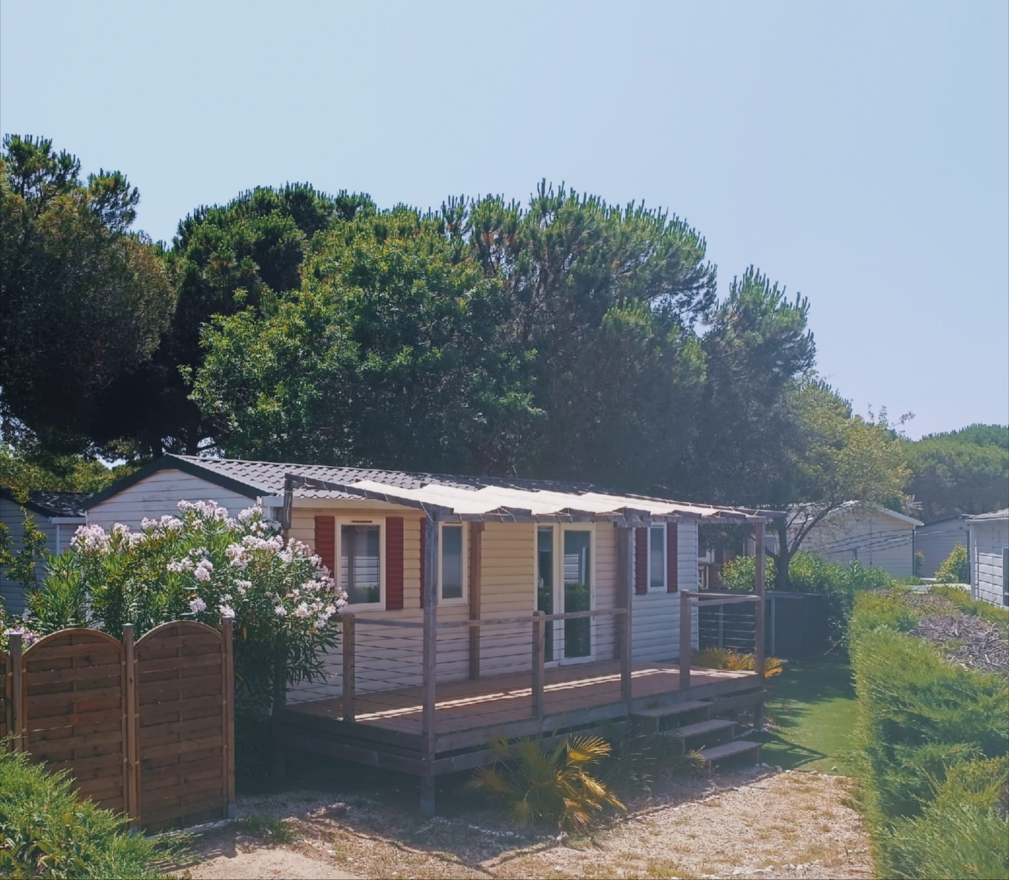 MOBILHOME 3 CHAMBRES SUR EMPLACEMENT