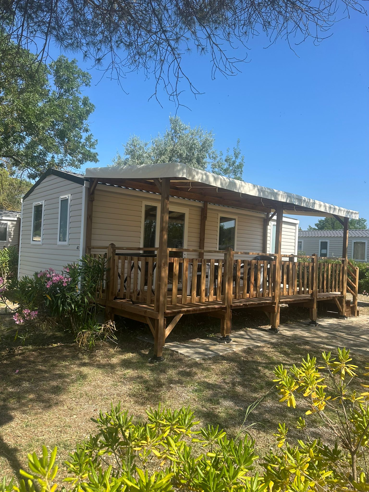 Mobilhome IRM Eleganzia 2024 sur emplacement