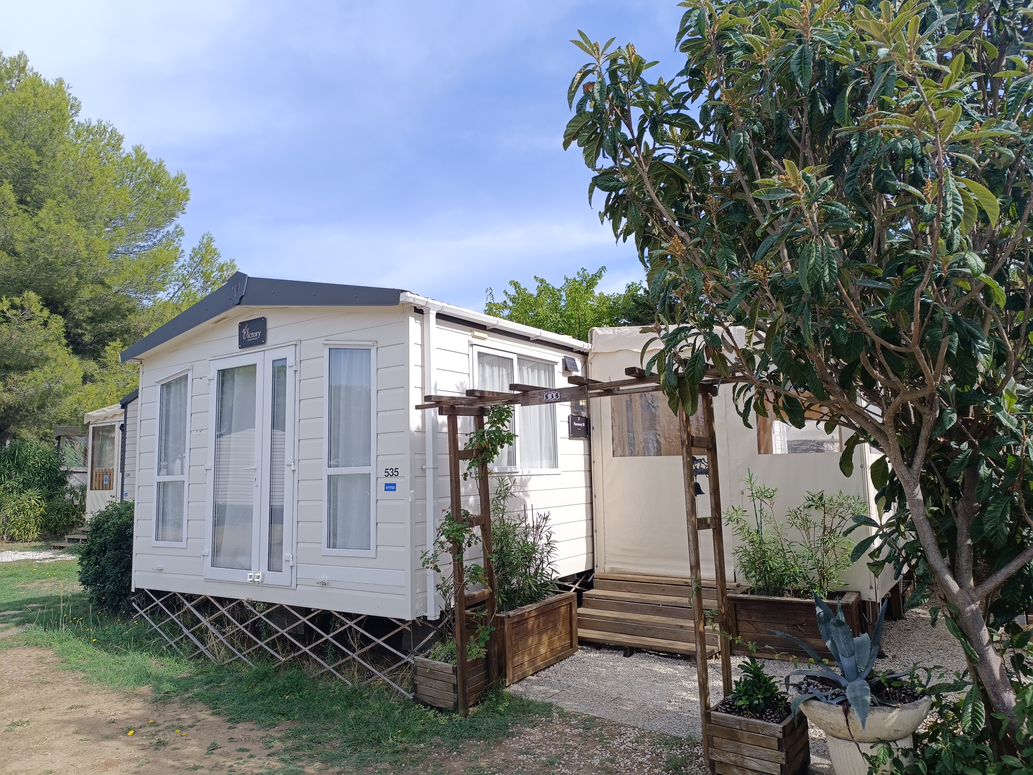 Mobil home anglais d'occasion 40 m2 3 chambres