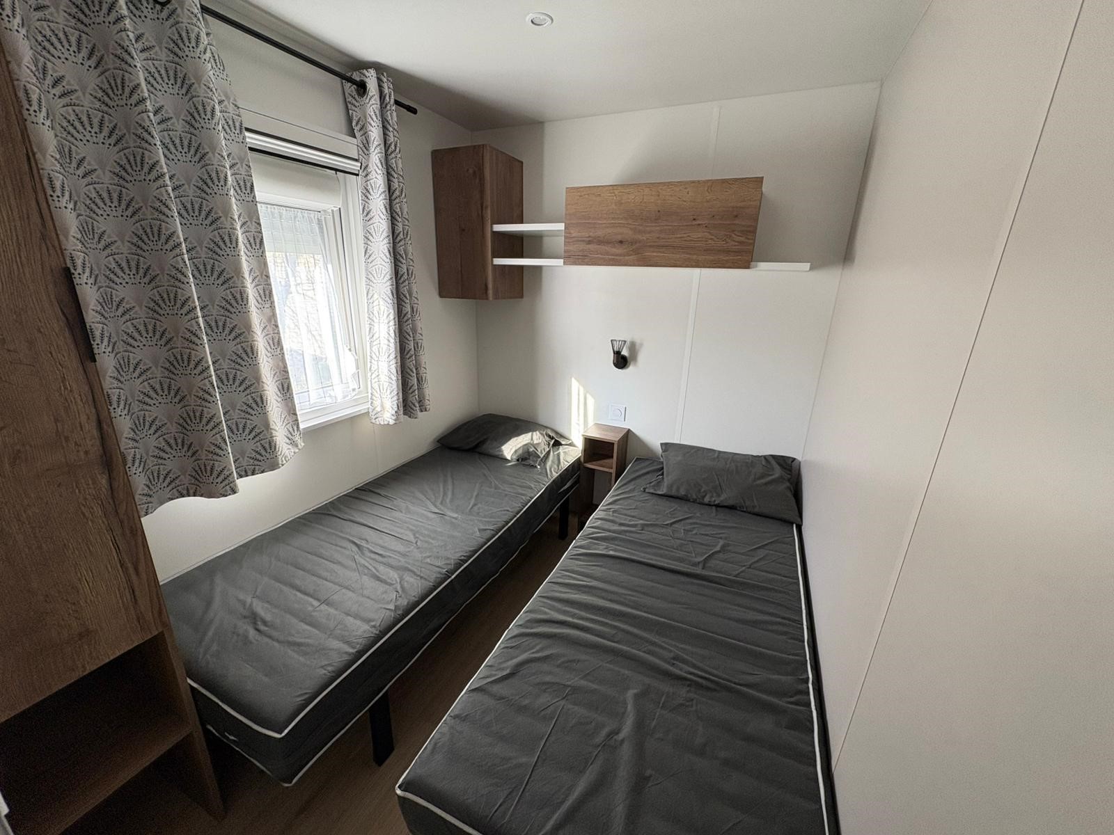 mobil home 40 m2 3 chambres avec dressing