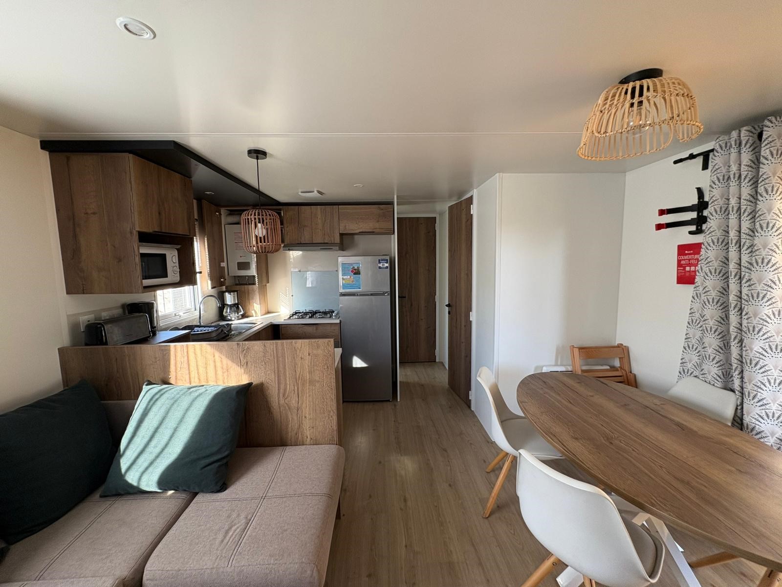 mobil home 40 m2 3 chambres avec dressing