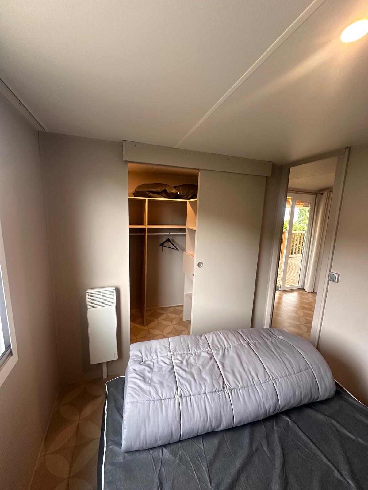 Mobil home d'occasion 40 m2 3 chambres avec dressing