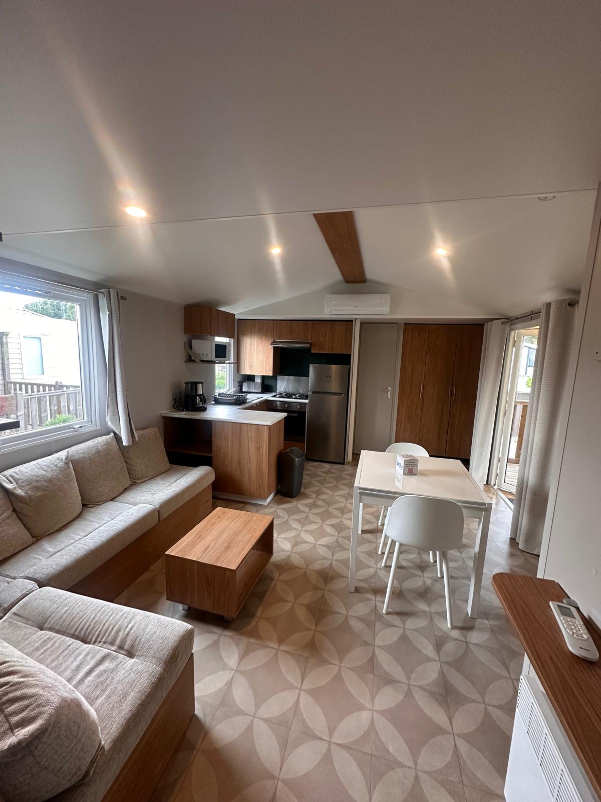 Mobil home d'occasion 40 m2 3 chambres avec dressing