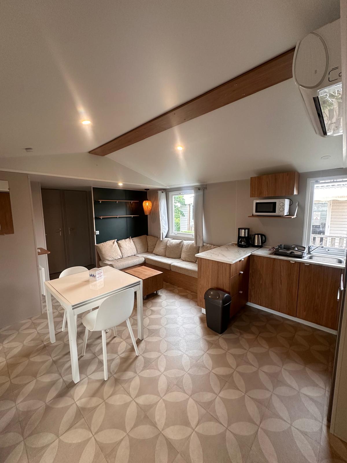 Mobil home d'occasion 40 m2 3 chambres avec dressing