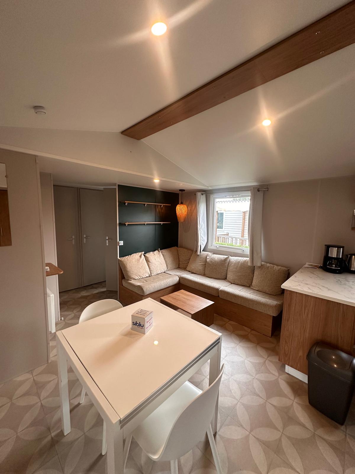 Mobil home d'occasion 40 m2 3 chambres avec dressing