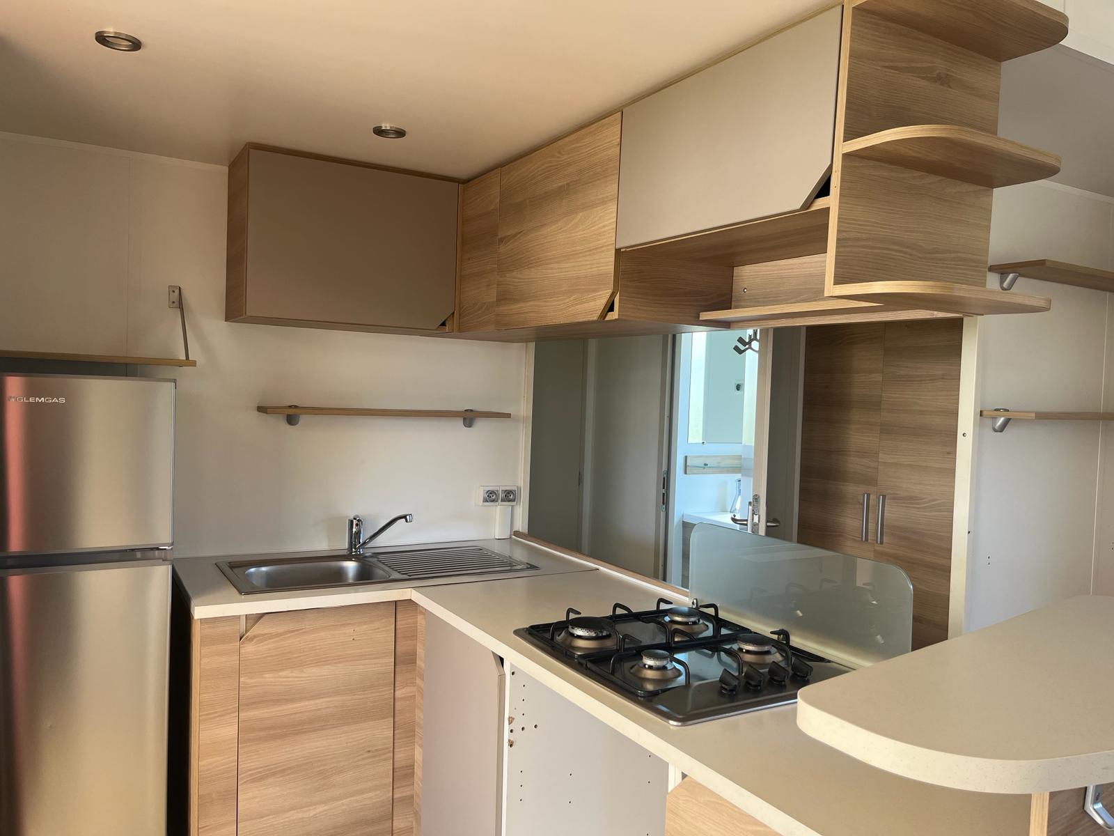 Mobil home d'occasion 40 m2 3 chambres 2 salles de bain