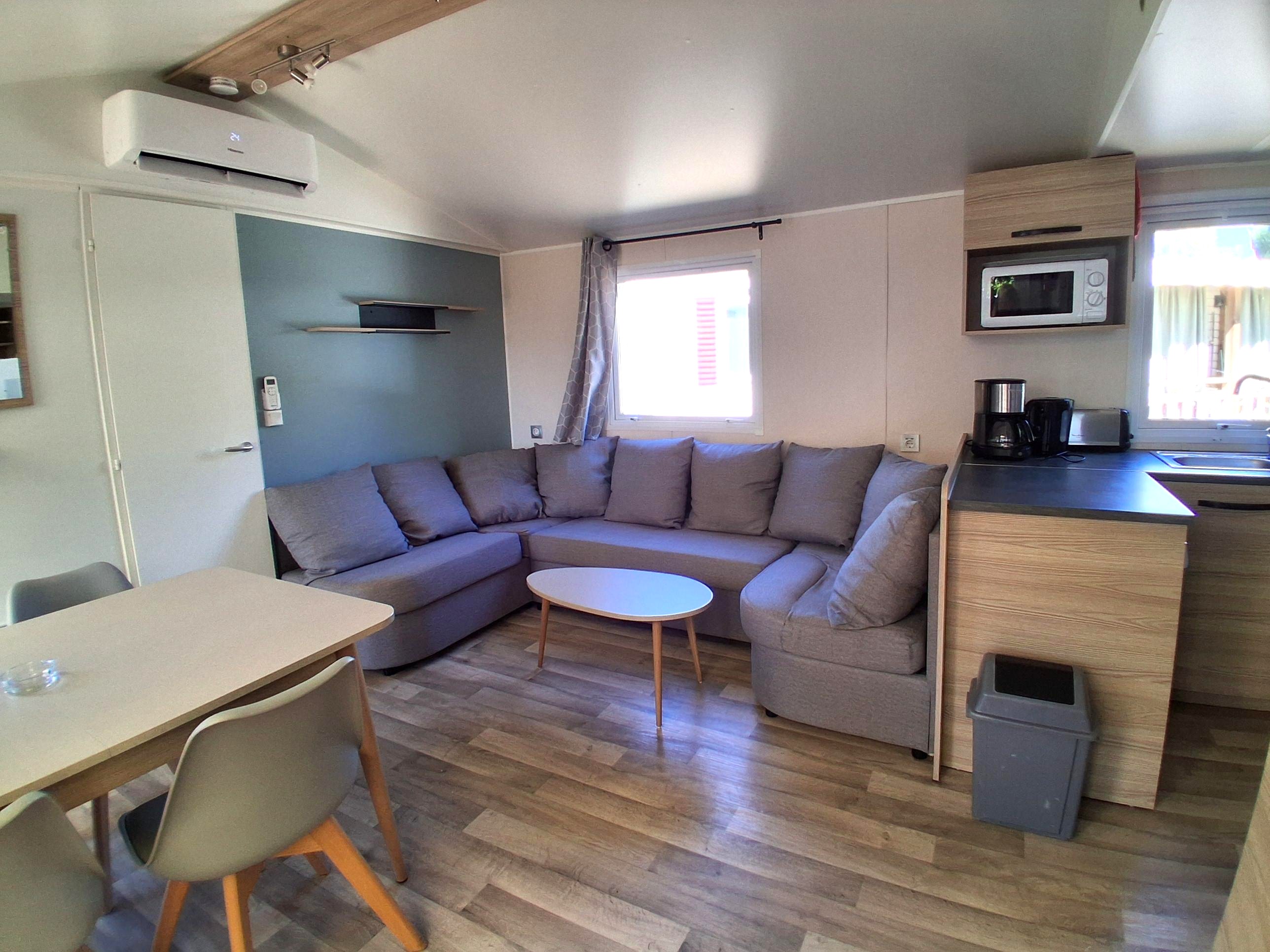 Mobil home d'occasion 40 m2 3 chambres 2 salles de bain