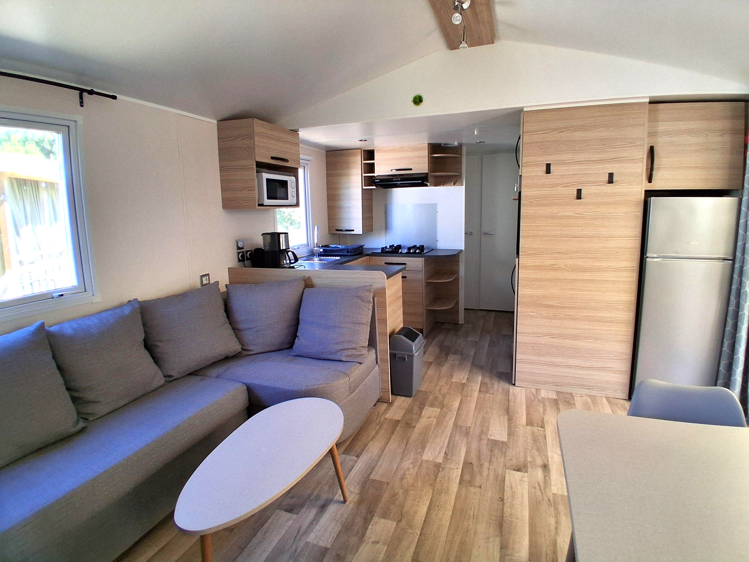 Mobil home d'occasion 40 m2 3 chambres 2 salles de bain