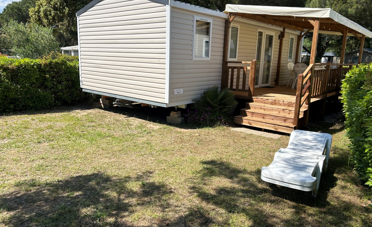 A saisir Mobilhome 3 chambres comme neuf sur emplacement