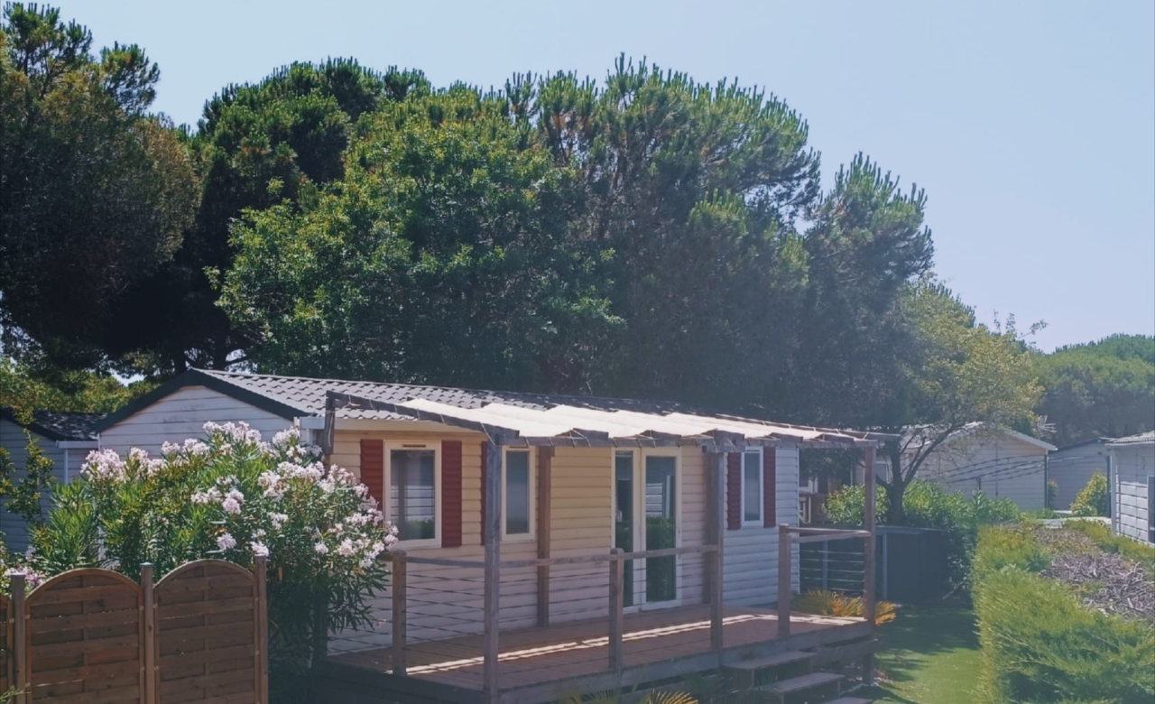 MOBILHOME 3 CHAMBRES SUR EMPLACEMENT