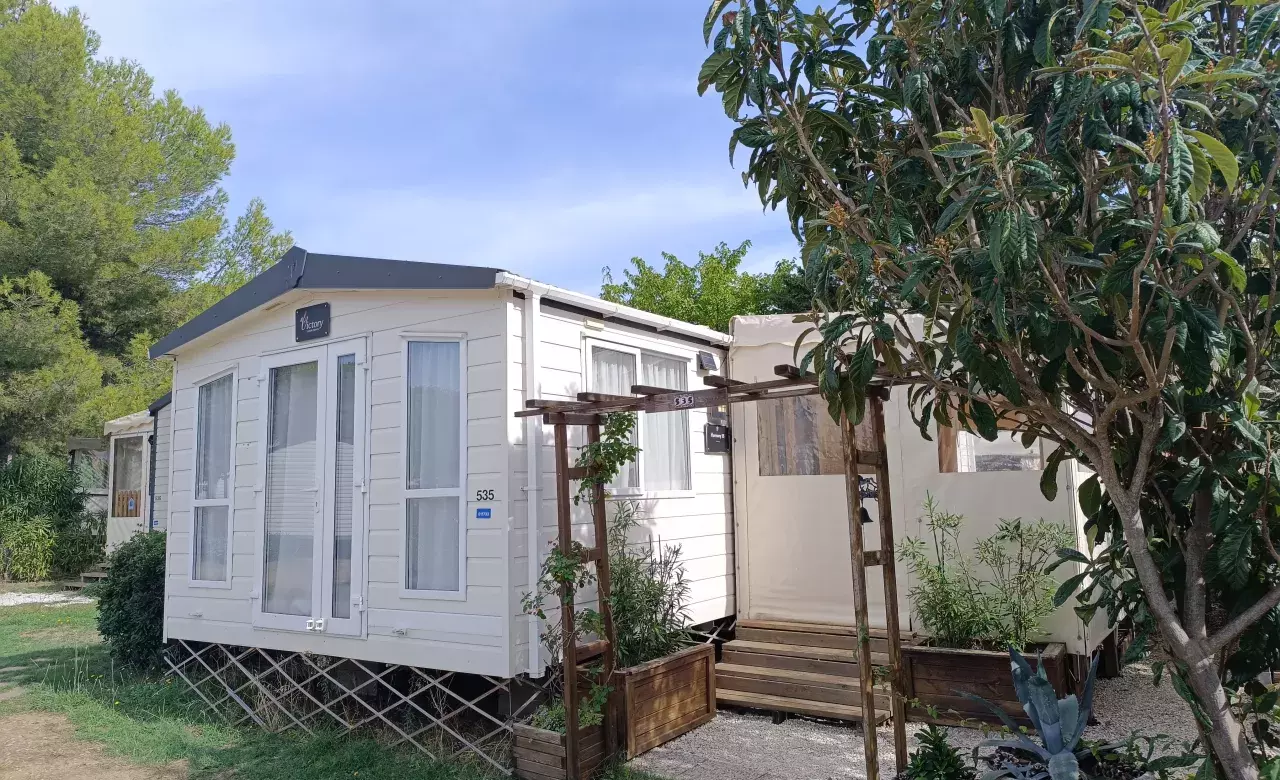 Mobil home anglais d'occasion 40 m2 3 chambres