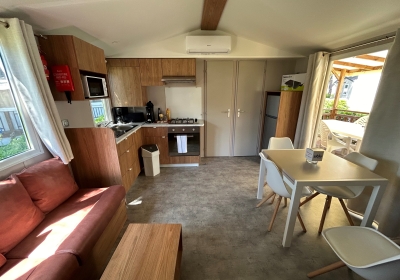 A saisir Mobilhome 3 chambres comme neuf sur emplacement