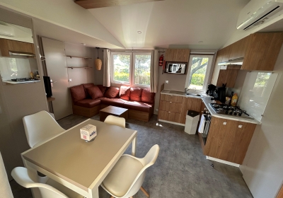 A saisir Mobilhome 3 chambres comme neuf sur emplacement