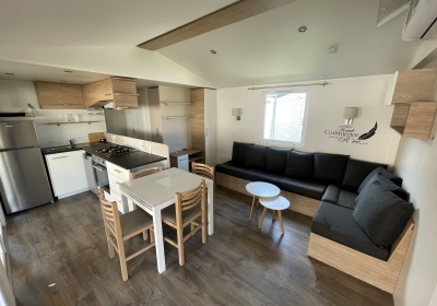 MOBILHOME 3 CHAMBRES SUR EMPLACEMENT