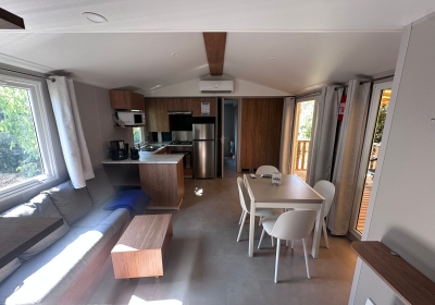 MOBILHOME 3 CHAMBRES SUR EMPLACEMENT