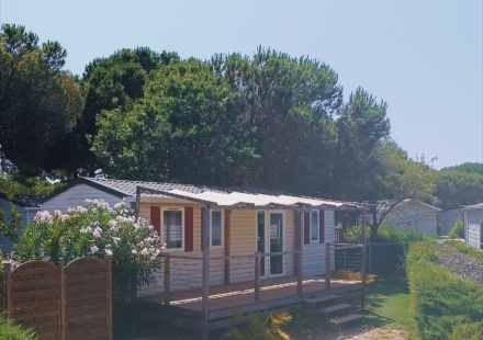 MOBILHOME 3 CHAMBRES SUR EMPLACEMENT