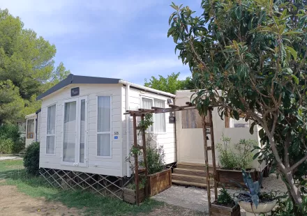 Mobil home anglais d'occasion 40 m2 3 chambres