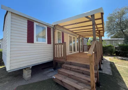 Mobil home d'occasion 40 m2 3 chambres 2 salles de bain