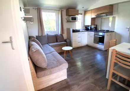Mobil home 2 chambres IRM Eleganzia 2020 sur emplacement