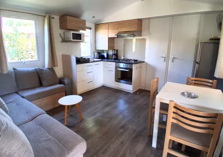 Mobil home 2 chambres IRM Eleganzia 2020 sur emplacement