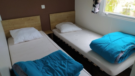 TRIGANO - Tendance - 2015 - Siblu - Les Dunes de Contis - chambre avec lits simples